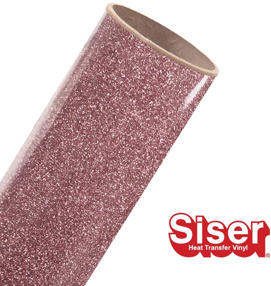 Silver Siser Glitter Heat Transfer Vinyl 