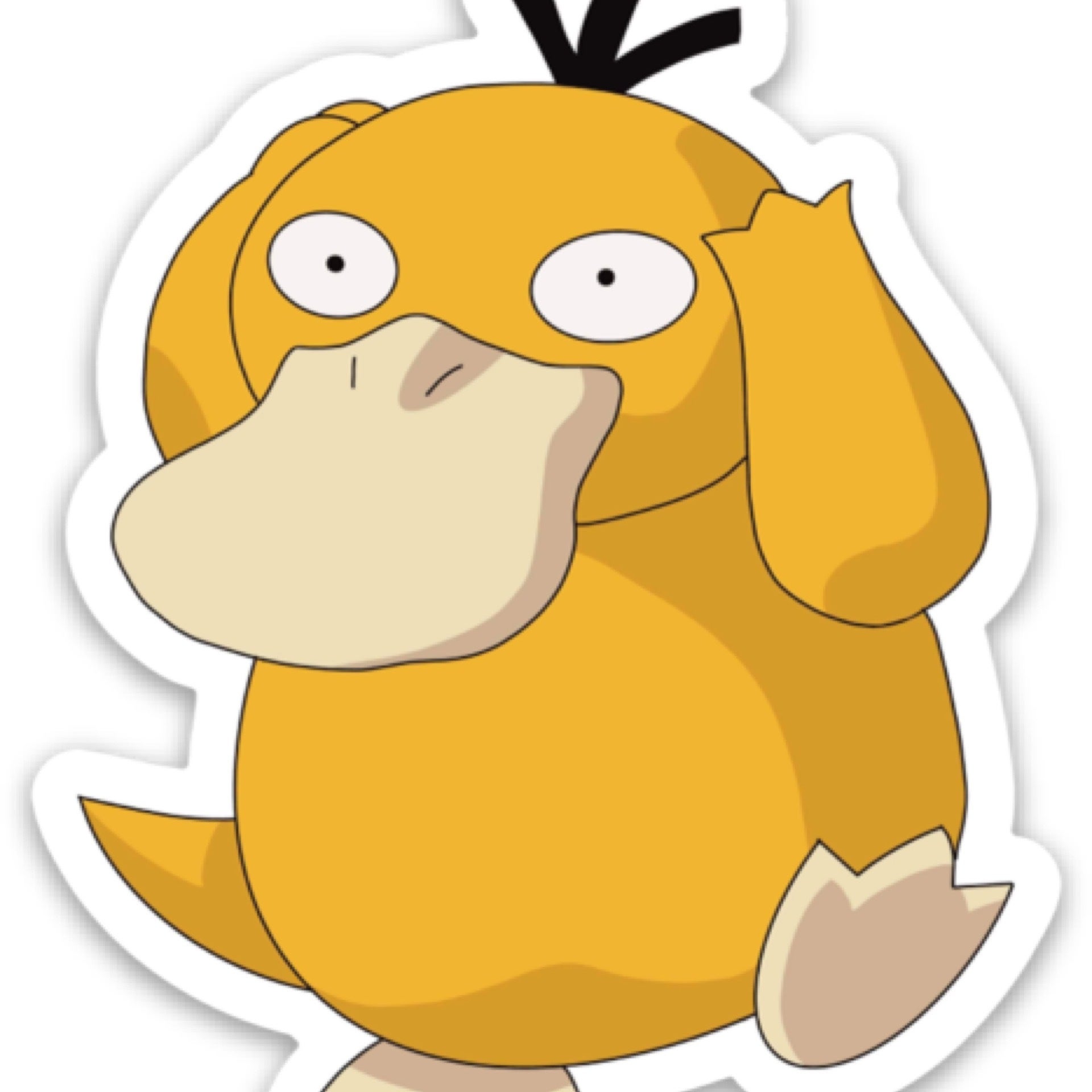 Psyduck Sticker Created Purpose Boutique