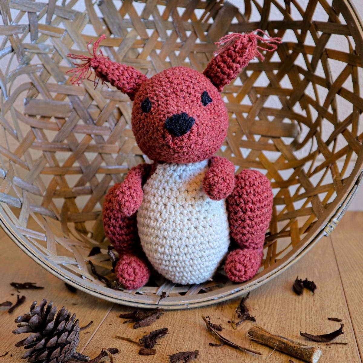 DIY Kit Amigurumi Squirrel Suzy | Created Purpose Boutique